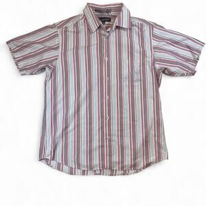 Red and white ambiguous striped